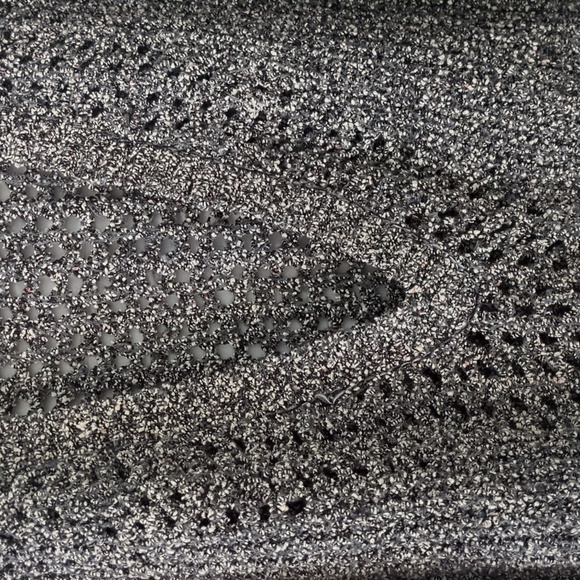 IRO Deep V Neck Ultimate Melange Boucle Spekle Pullover Oversized Lagenlook Sz M - Picture 3 of 10